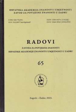 Radovi Zavoda za povijesne znanosti HAZU u Zadru 65/2023