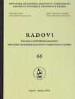 Radovi Zavoda za povijesne znanosti HAZU u Zadru 66/2024