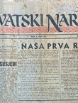 Hrvatski narod I/1/1939 - II/56a/1940