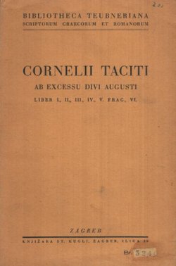 Ab excessu divi Augusti. Liber I., II., III., IV., V. Frag. VI.