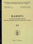 Radovi Zavoda za povijesne znanosti HAZU u Zadru 63/2021