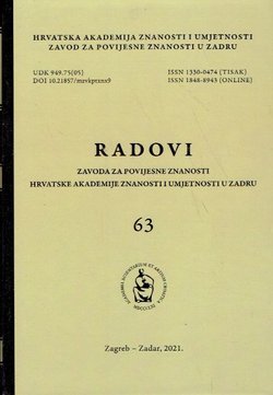 Radovi Zavoda za povijesne znanosti HAZU u Zadru 63/2021