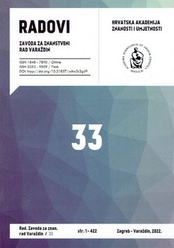 Radovi Zavoda za znanstveni rad Varaždin 33/2022
