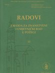 Radovi Zavoda za znanstveni i umjetnički rad u Požegi 10/2021