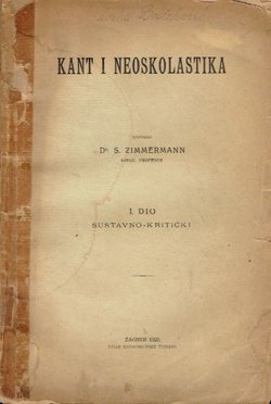 Kant i neoskolastika I. Sustavno-kritički