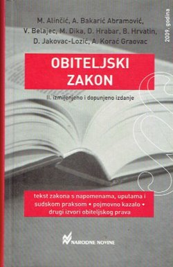 Obiteljski zakon (2.izmj. i dop.izd.)