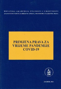 Primjena prava za vrijeme pandemije COVID-19