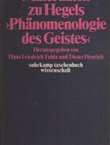 Materialien zu Hegels "Phänomenologie des Geistes"