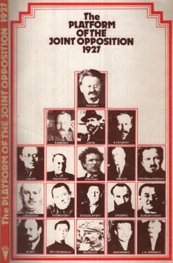 The Platform of the Joint Opposition 1927
