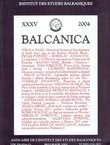 Balcanica XXXV/2004