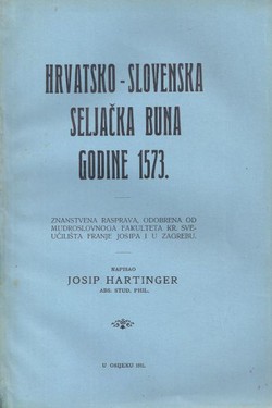 Hrvatsko-slovenska seljačka buna godine 1573.
